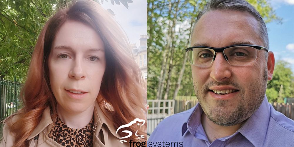 Jacqueline Woo and Craig Conway appointed customer champions at Frog Systems