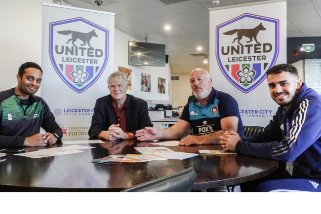 Leicester sports clubs launch United Leicester, a mental health and wellbeing hub.
