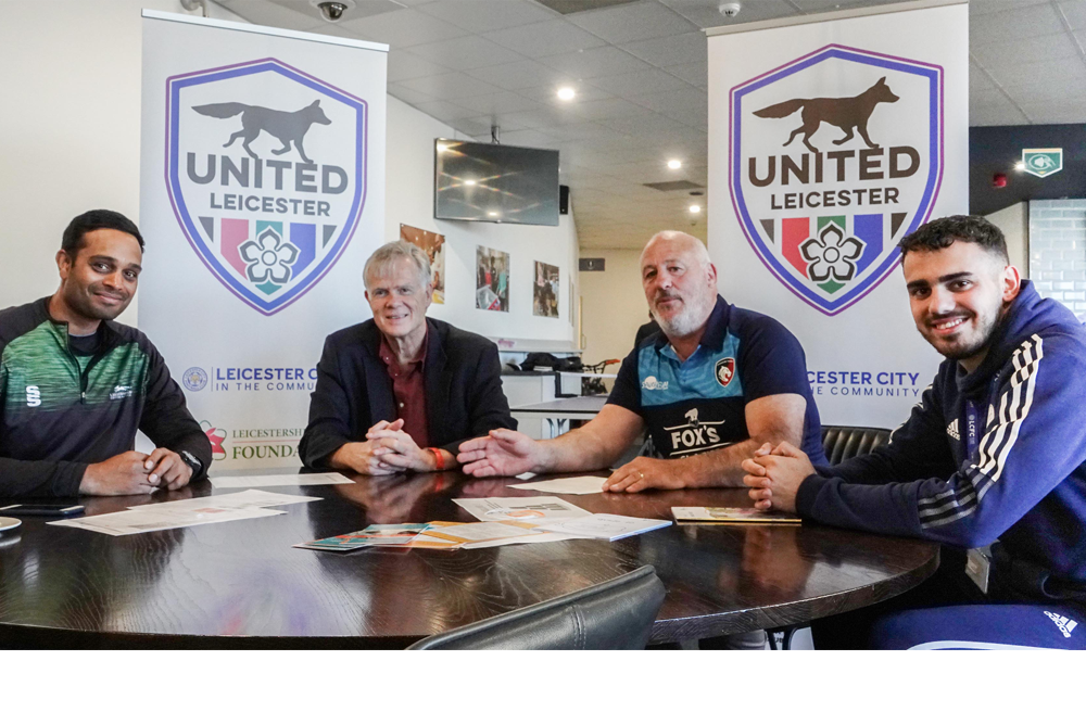 Leicester sports clubs launch United Leicester, a mental health and wellbeing hub.