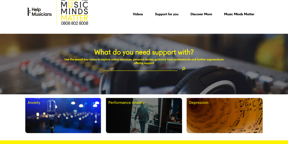 Music Minds Matter Explore Hub