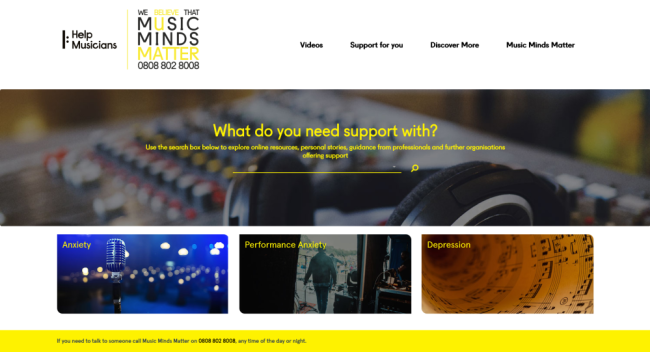Music Minds Matter Explore Hub